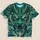 Teal Dragon Head Art for Fantasy Adventures and Everyday Wear All-over Print Unisex T-shirt - 1