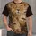 Lion Cub African savannah foliage Lioness And Cub Savannah Scene For Safari Travel And All-over Print Unisex T-shirt - 4