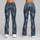 Indigo Gold Studded Rhombus Lattice for Y2K Streetwear and Night Out Style Leggings - 9