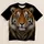 Realistic Tiger Face for Wildlife Fans, Outdoor Adventures and Everyday Style All-over Print Unisex T-shirt - 1