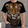 Realistic Tiger Face for Wildlife Fans, Outdoor Adventures and Everyday Style All-over Print Unisex T-shirt - 4