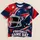 Football Helmet Red Navy Game Day Spirit for Youth Fans on Stadium Saturdays and Tailgates All-over Print Unisex T-shirt - 1
