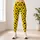 Sunny Yellow and Black Polka Dots for Playful Y2K Everyday Style and Weekend Wear Leggings - 4