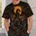 Gothic Dragon and Moonlit Castle Halloween Fantasy for Spooky Night Celebrations Adults All-over Print Unisex T-shirt - 5