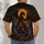 Gothic Dragon and Moonlit Castle Halloween Fantasy for Spooky Night Celebrations Adults All-over Print Unisex T-shirt - 6