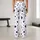 Black Star Motifs for Casual Everyday Style and Weekend Wear for Women Leggings - 10