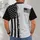 Black And White American Flag Stripes For Patriotic Golf, Travel And Weekend Wear All-over Print Unisex T-shirt - 6