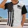 Black And White American Flag Stripes For Patriotic Golf, Travel And Weekend Wear All-over Print Unisex T-shirt - 2