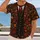 Autumn Pumpkin Maple Leaf Faux Blazer Look for Thanksgiving Gatherings and Fall Events All-over Print Unisex T-shirt - 2