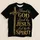 Golden Cross and Crown of Thorns Faith Message for Church Worship and Daily Devotion All-over Print Unisex T-shirt - 1