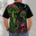 Neon Mushroom Skulls for Alternative Nightlife and Halloween Style Fans All-over Print Unisex T-shirt - 6
