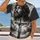 Monochrome Christ Portrait and Crucifixion Scene for Christian Faith and Worship All-over Print Unisex T-shirt - 2