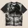 Monochrome Christ Portrait and Crucifixion Scene for Christian Faith and Worship All-over Print Unisex T-shirt - 1