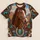 Chestnut Horse Western Ranch Style for Trail Riding and Everyday Country Wear All-over Print Unisex T-shirt - 1