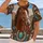 Chestnut Horse Western Ranch Style for Trail Riding and Everyday Country Wear All-over Print Unisex T-shirt - 2