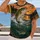 Leaping Bass at Sunset for Lakeside Fishing and Outdoor Adventure Trips All-over Print Unisex T-shirt - 2