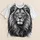 Monochrome Lion Portrait for Bold Streetwear, Weekend Outings and Everyday Casual Style All-over Print Unisex T-shirt - 1