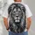 Monochrome Lion Portrait for Bold Streetwear, Weekend Outings and Everyday Casual Style All-over Print Unisex T-shirt - 6