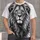 Monochrome Lion Portrait for Bold Streetwear, Weekend Outings and Everyday Casual Style All-over Print Unisex T-shirt - 4