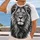 Monochrome Lion Portrait for Bold Streetwear, Weekend Outings and Everyday Casual Style All-over Print Unisex T-shirt - 2