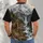 Deer Waterfall Mountain Scenery for Hiking, Camping and Outdoor Adventures All-over Print Unisex T-shirt - 6