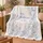 Personalized Family Name Blanket – Custom Last Name & Established Year, Floral Peony Keepsake Wedding Gift - 4