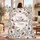 Personalized Family Name Blanket – Custom Last Name & Established Year, Autumn Daisy Floral Keepsake Wedding Gift - 1