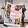 Personalized Photo Collage Blanket – Custom 5 or 7 Pictures, Names & Date, 5 Colors, Couple Anniversary Valentine Gift - 3