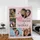 Personalized Photo Collage Blanket – Custom 5 or 7 Pictures, Names & Date, 5 Colors, Couple Anniversary Valentine Gift - 4