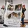 Personalized Three Photo Couple Blanket – Custom Love Story Collage Throw for Her, Romantic Christmas Anniversary Gift - 3