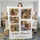 Personalized Five Photo Family Blanket – Custom Dog and Kids Picture Collage Throw, Christmas Gift for Pet Parents - 4