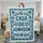 Personalized Family Name Blanket – Custom Last Name, Casa De Folk Art Throw, 7 Colors, Wedding Housewarming Gift - 5