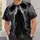 Monochrome Hooded Horror Figure for Halloween Parties and Dark Streetwear Fans All-over Print Unisex T-shirt - 6