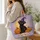 Black Cat Witch Hat and Pumpkin Halloween Travel Companion for Cozy Autumn Getaways Quilted Tote Bag - 3