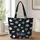 Cute Monster Halloween Treats for Spooky Season Outings and Everyday Gifts for Kids Quilted Tote Bag - 1