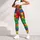 Primary Color Studded Mosaic for Playful Weekends and Creative Everyday Style for Women Leggings - 6