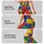 Primary Color Studded Mosaic for Playful Weekends and Creative Everyday Style for Women Leggings - 2