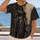 Jackal-Headed Egyptian Deity for Mythology Events and Ancient History Enthusiasts All-over Print Unisex T-shirt - 2