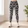 Black And White Leopard Spots For Spring Outfits And Everyday Casual Style For Women Leggings - 6