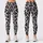 Black And White Leopard Spots For Spring Outfits And Everyday Casual Style For Women Leggings - 1