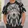 White Wolf Feathered Crown Art for Nature Lovers and Winter Wilderness Style All-over Print Unisex T-shirt - 6