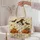 Whimsical Ghost Witch and Jack-o'-Lanterns for Cozy Halloween Autumn Celebrations Quilted Tote Bag - 5