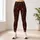 Burgundy Evergreen Pinecone Christmas Holiday Style for Cozy Winter Days Leggings - 6