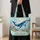 Humpback Whale And Coral Reef Ocean Escape Gift For Beach Lovers And Coastal Travelers Quilted Tote Bag - 4