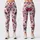 Burgundy And Rose Garden Florals For Weekend Outings And Everyday Style For Women Leggings - 1