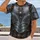 Medieval Knight Armor with Ornate Steel Details for Ren Fairs and Fantasy Event Fans All-over Print Unisex T-shirt - 2