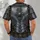 Medieval Knight Armor with Ornate Steel Details for Ren Fairs and Fantasy Event Fans All-over Print Unisex T-shirt - 4
