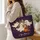 Ghosts and Pumpkins for Halloween Trick-or-Treating, Fall Festivals and Cozy Autumn Days Quilted Tote Bag - 3