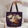 Ghosts and Pumpkins for Halloween Trick-or-Treating, Fall Festivals and Cozy Autumn Days Quilted Tote Bag - 5
