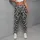 Black And White Floral Spot Motif For Everyday Casual Style And Weekend Wear For Her Leggings - 4
